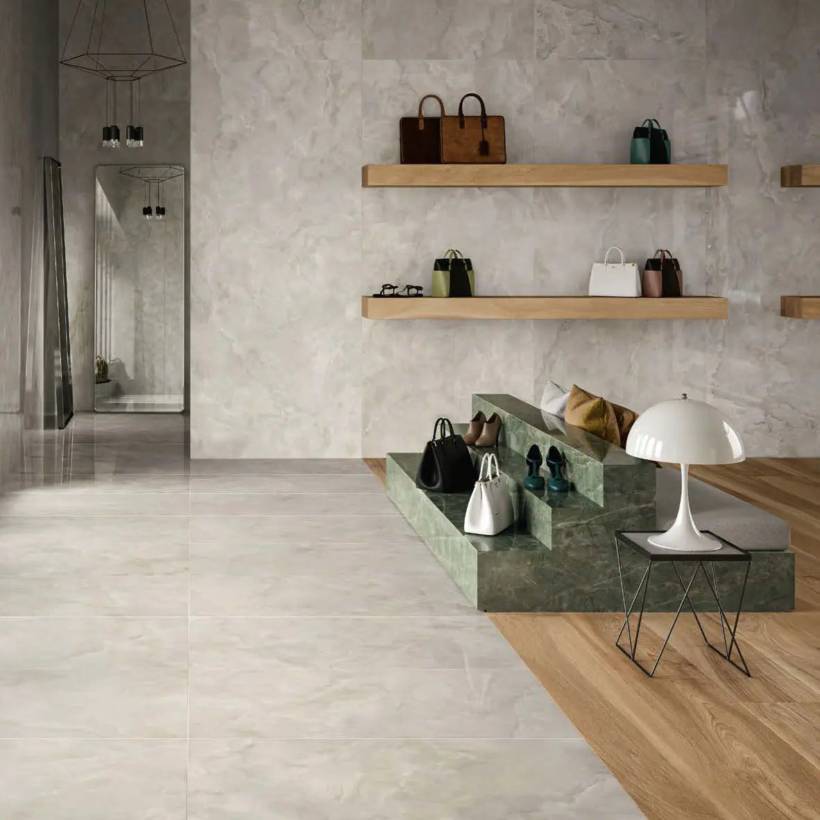 Lastra ceramica Caesar ANIMA EVER - ROYAL ONYX Lucios 120x278 cm, 6 mm, productie Italia