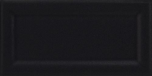 Faianta Reverso Nero 7.5x15 cm, finisaj mat
