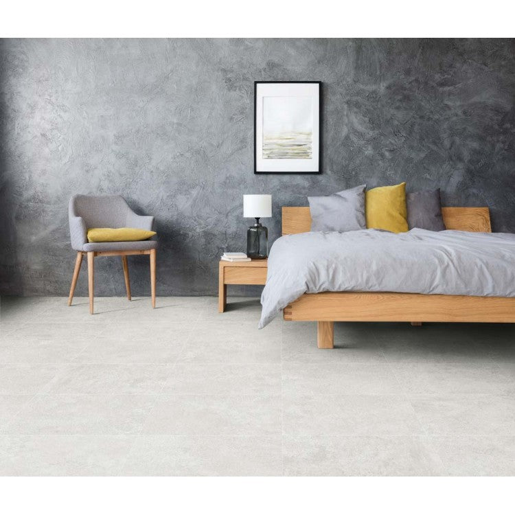 Gresie portelanata Concraft Light Grey Matt 60x120 cm