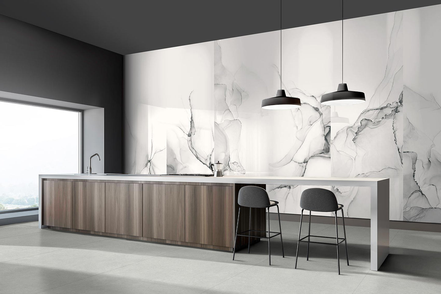 Lastra 6 mm AQUA Polished 120x260 cm, productie Spania