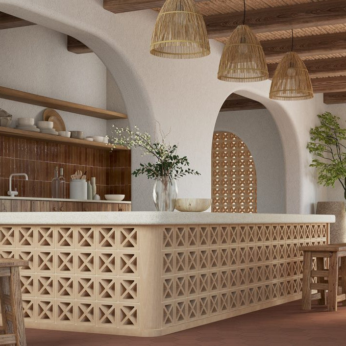 Caramida teracota Celosia Symbol "T" 15x15x10 cm