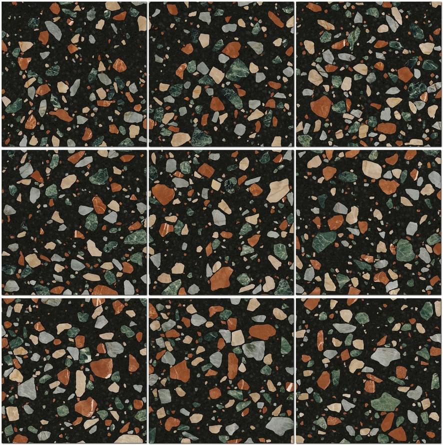 Gresie/Faianta ABK Play Drops Multiblack 20x20 cm