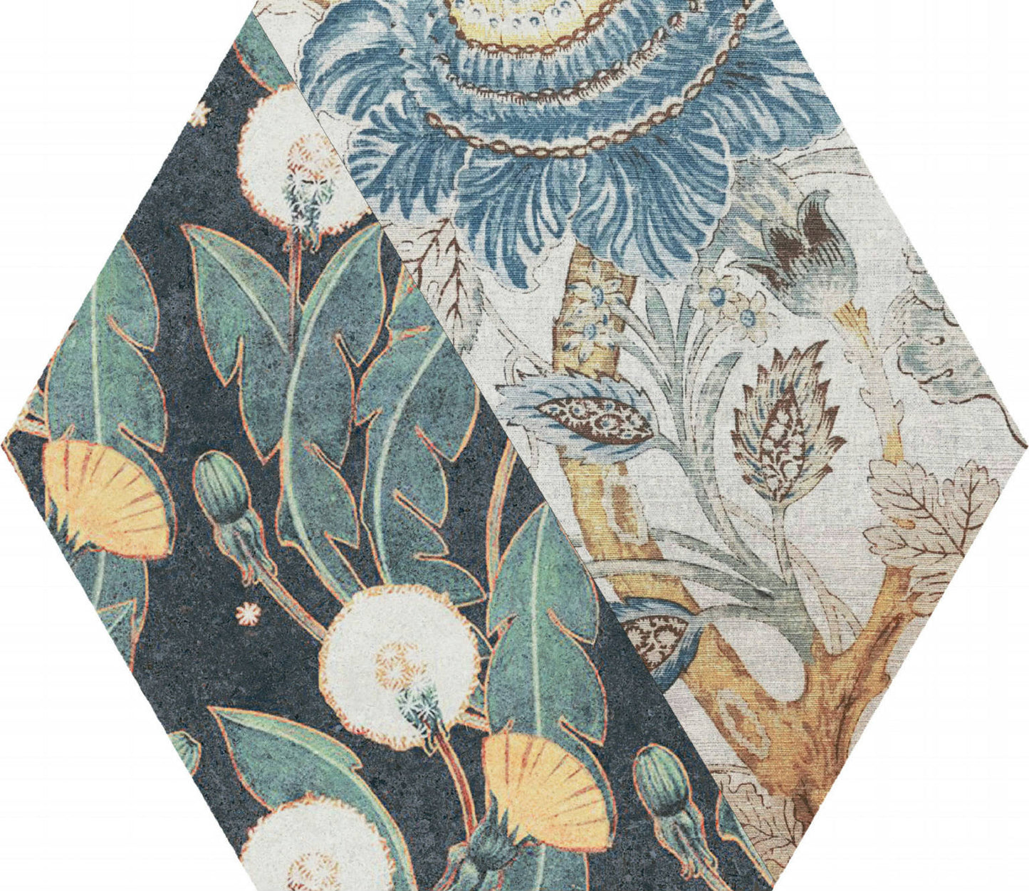 Gresie / Faianta Anais Hexagon 22x25 cm, ceramica portelanata, Spania