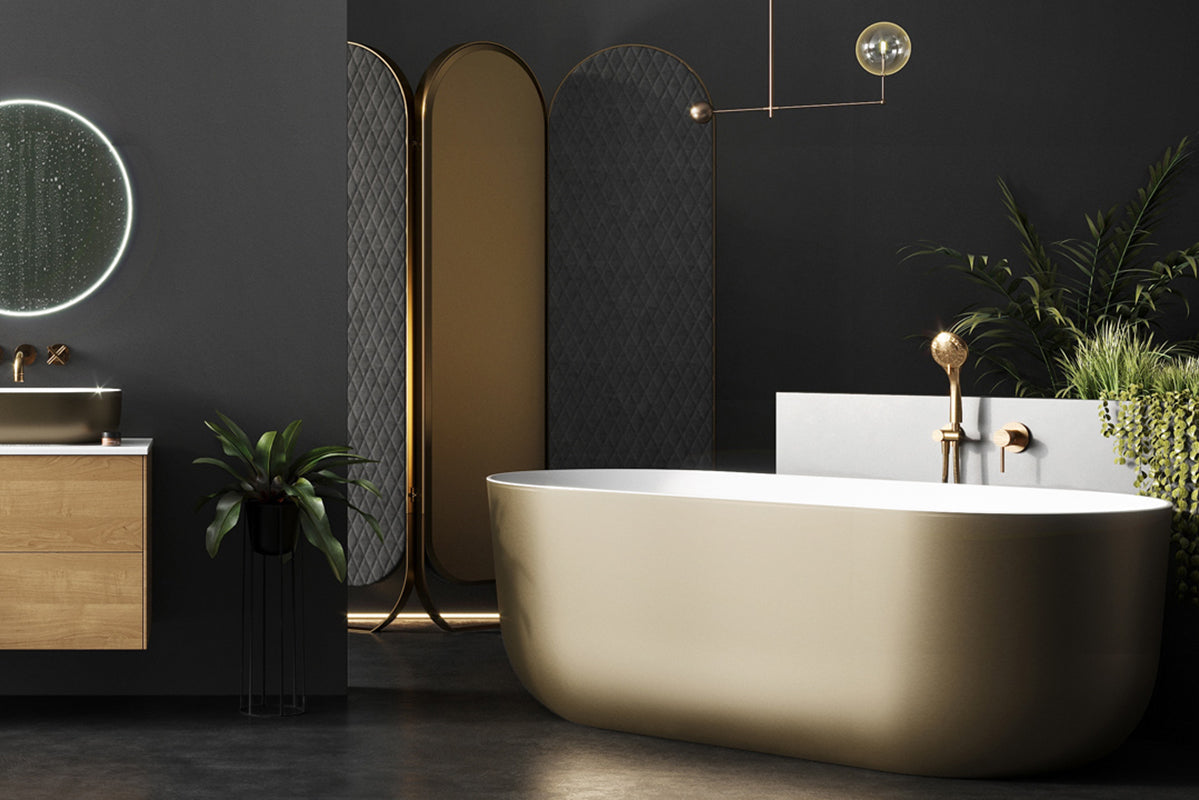 Cada freestanting Marin 179 x 84 x 63 cm, solid surface, culoare alb, productie Estonia