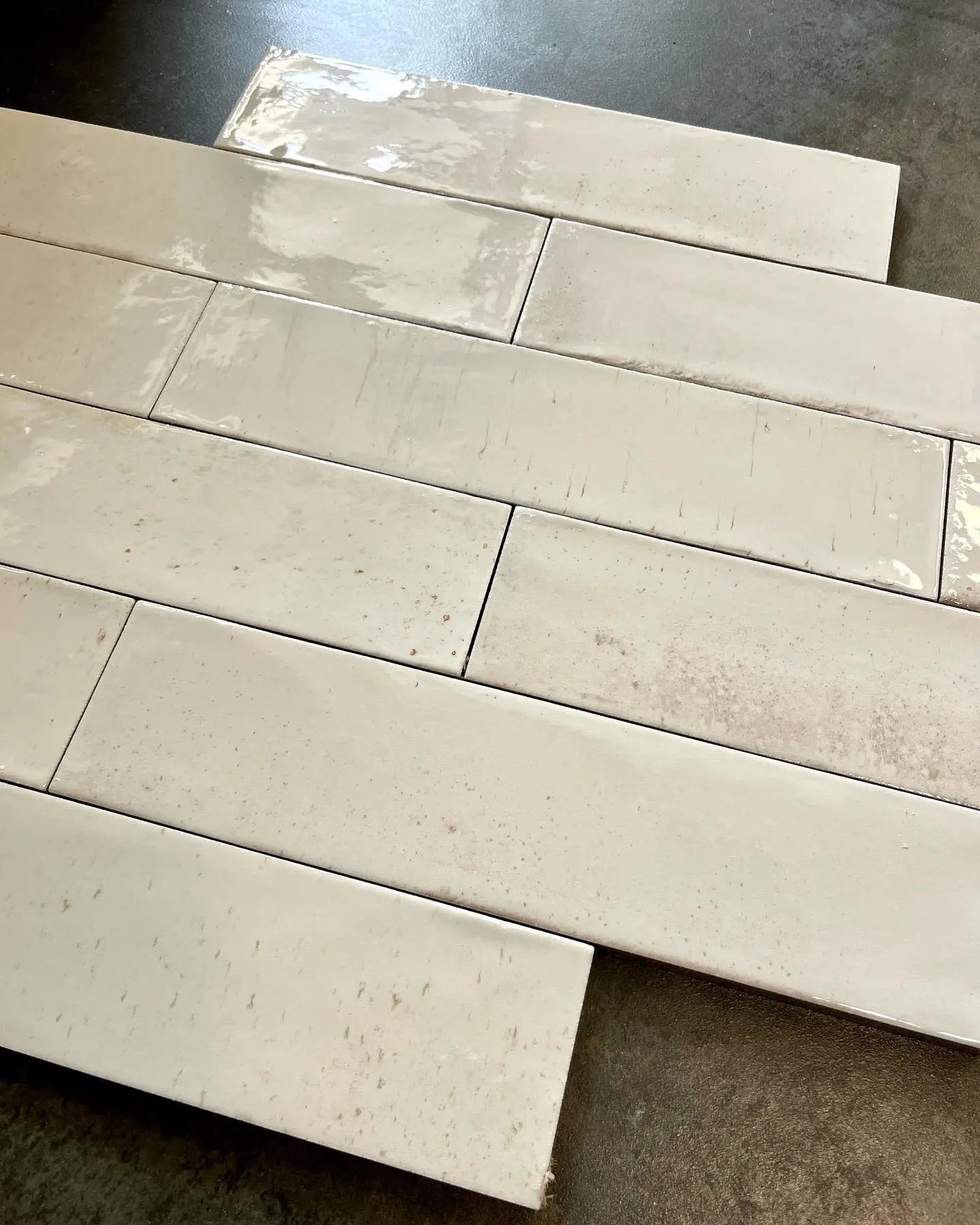 Faianta Marazzi Lume Off White 6x24 cm, ceramica portelanata
