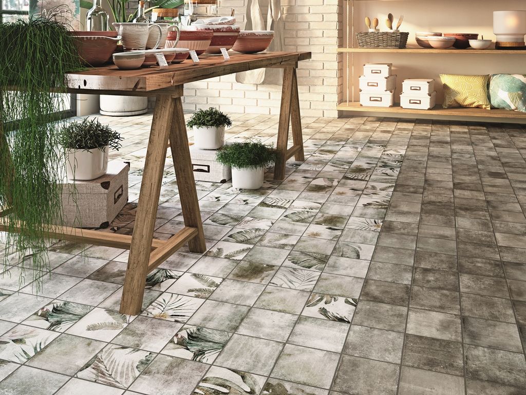 Faianta / Gresie Amazonia Tropic Grey 13.8x13.8 cm, ceramica portelanata