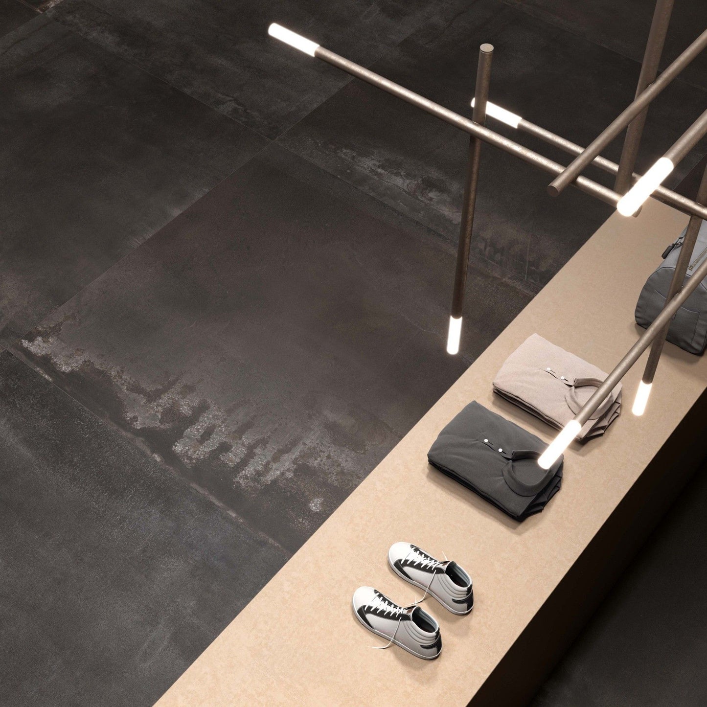 Gresie ABK Interno 9 Dark Matt 60x120 cm