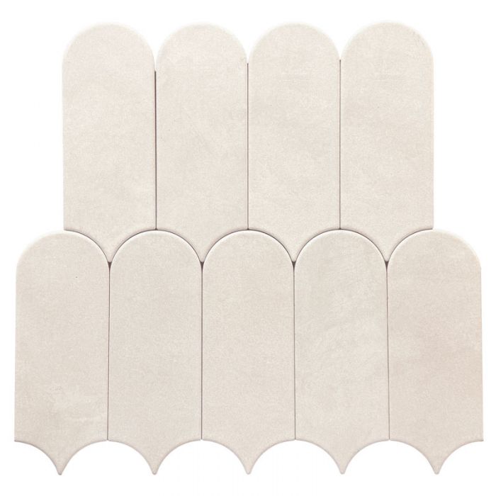 Faianta Alure Scale Ivory 8x21.5 cm