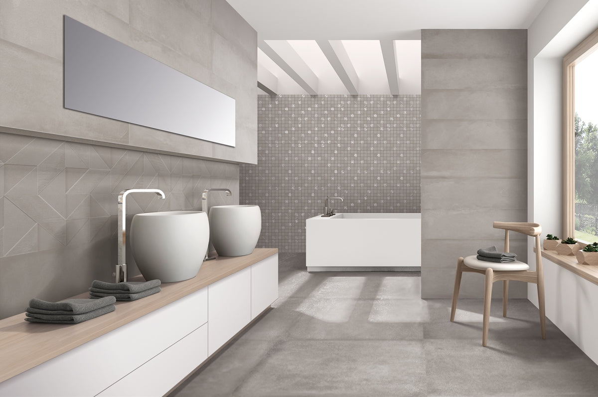 Faianta Cromat One Delice Grey 25x75 cm