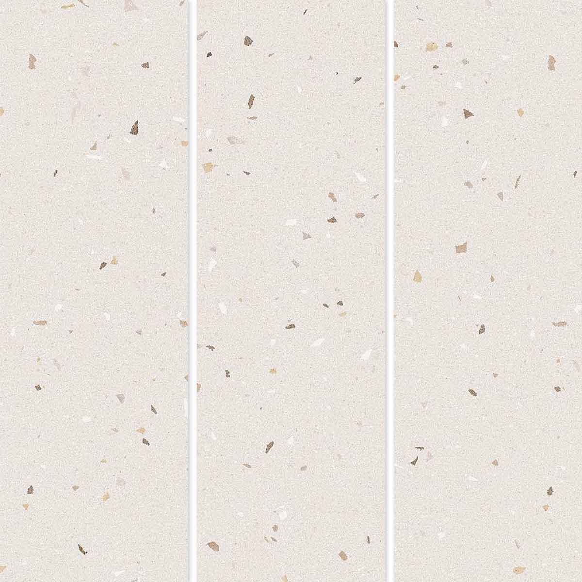 Faianta TOPPING - R Avellana, Rectificata, 32x99 cm, tip terrazzo maro