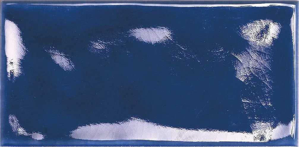 Faianta Tonalite Krakle Blu 7.5x15 cm, glazurata, Italia