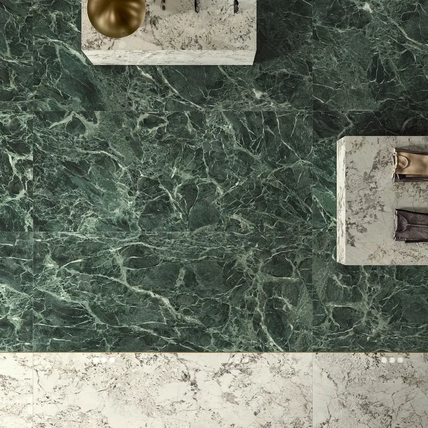 Lastra ceramica Caesar Anima Wonder Forest Lucios 120x278 cm, 6 mm, productie Italia