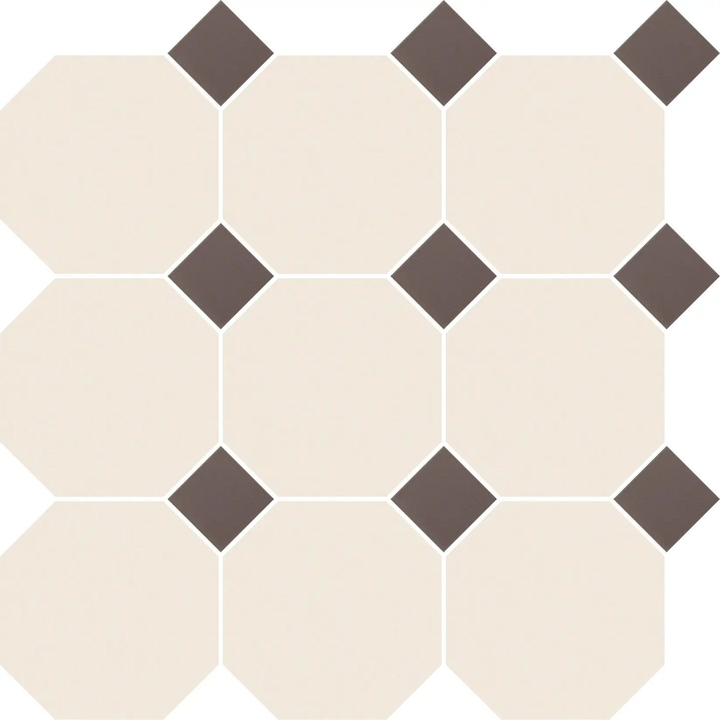 Gresie CE.SI octogon full body Sodio 10x10 cm + Taco Terra, mat R10, antiderapant