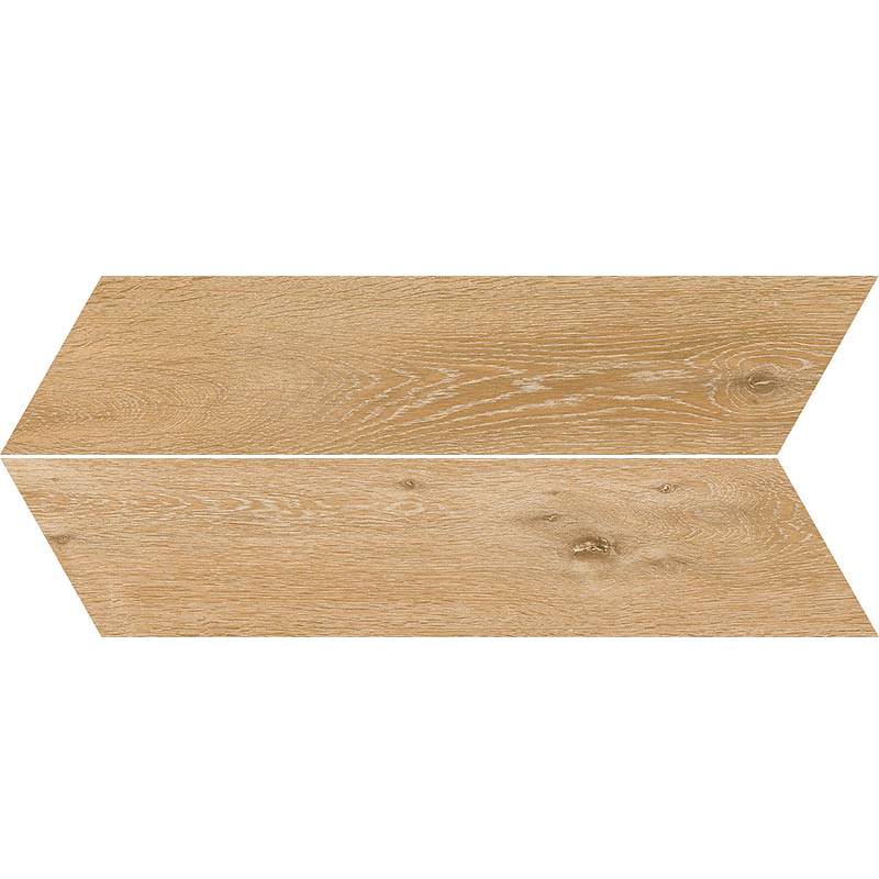 Gresie portelanata chevron Woodchoice Sugar 11x54 cm, productie Italia