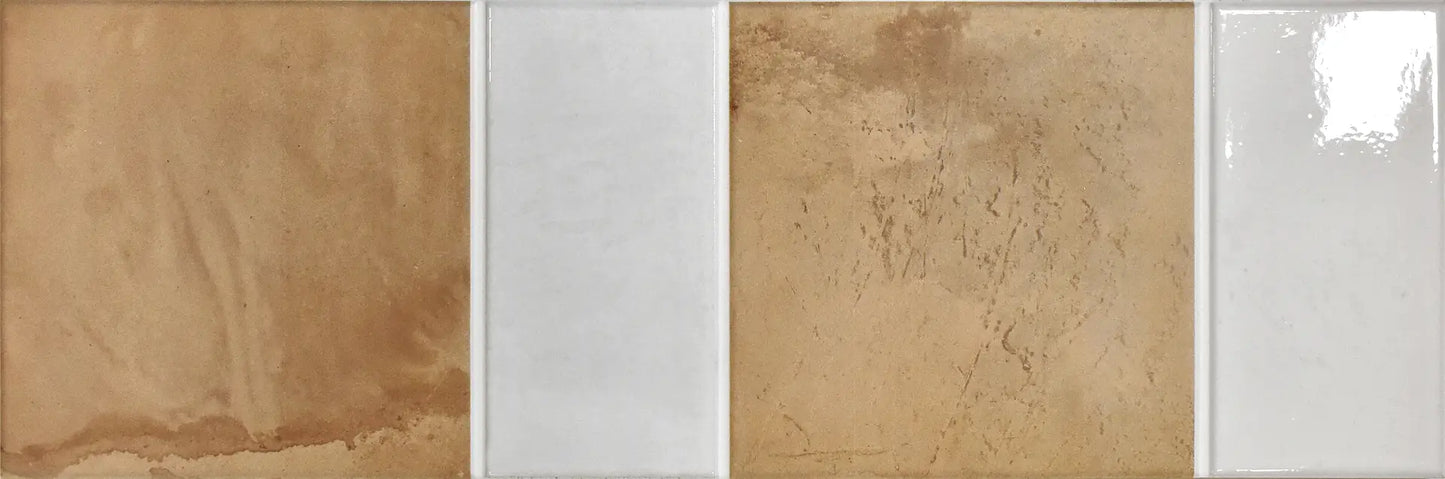 Faianta / Gresie Portofino Terra White 15x45 cm