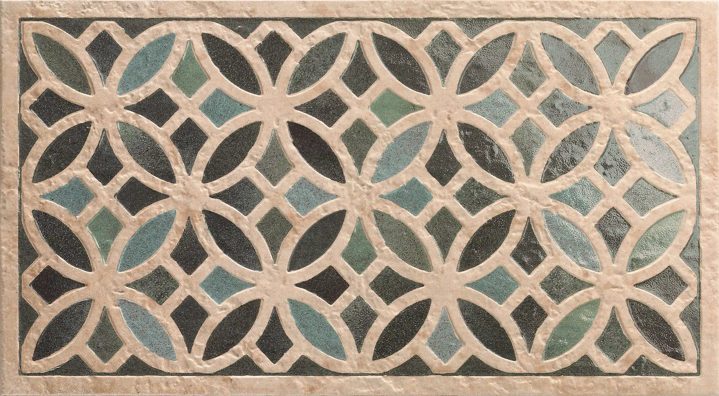 Faianta Dakhla Deco Acqua 31x56 cm, relief 3D, Spania