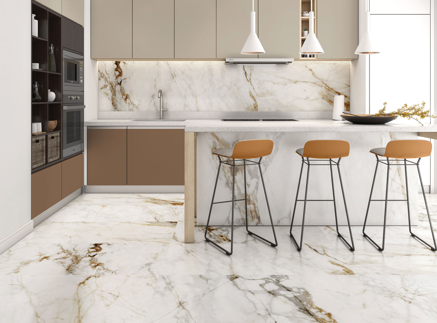 Gresie portelanata Barnaby (Lucios) 60x120 cm, rectificata, productie Spania