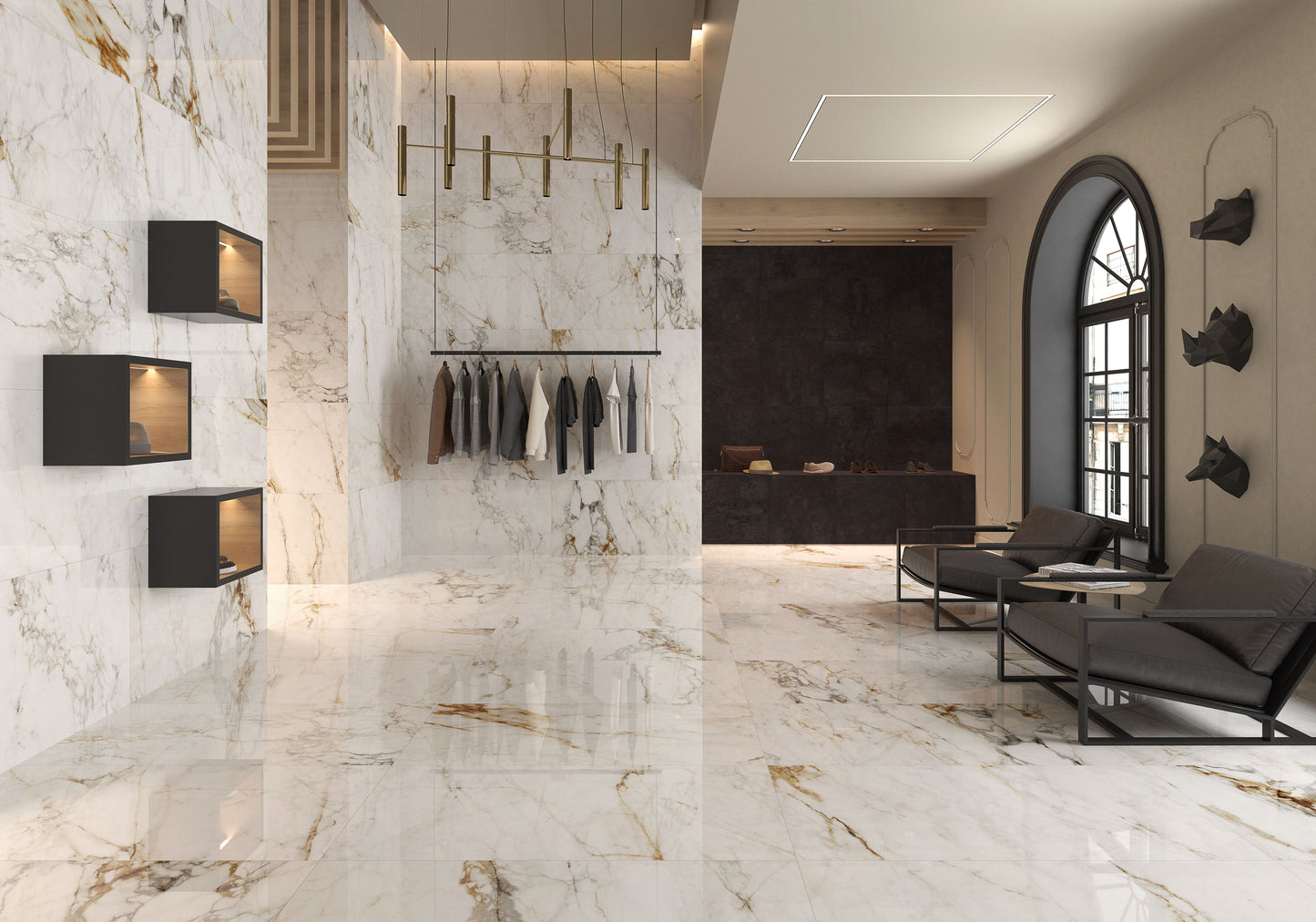 Gresie portelanata Barnaby (Lucios) 60x120 cm, rectificata, productie Spania