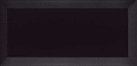 Faianta Bisel Negro Brillo 10x20,cm, finisaj lucios, productie Spania