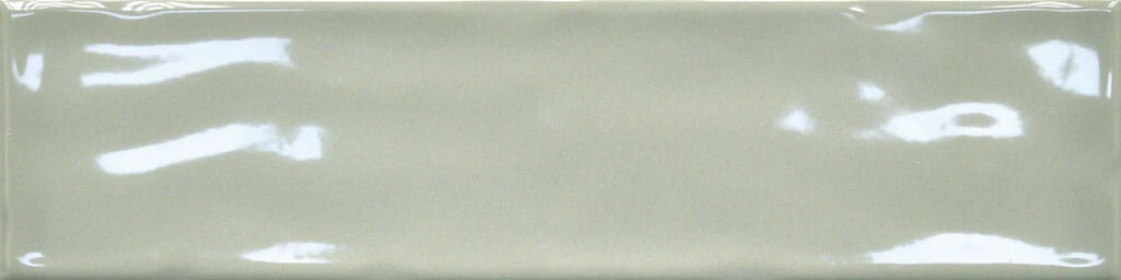 Faianta Viena Mist 7.5x30 cm, verde salvie, lucioasa, Spania