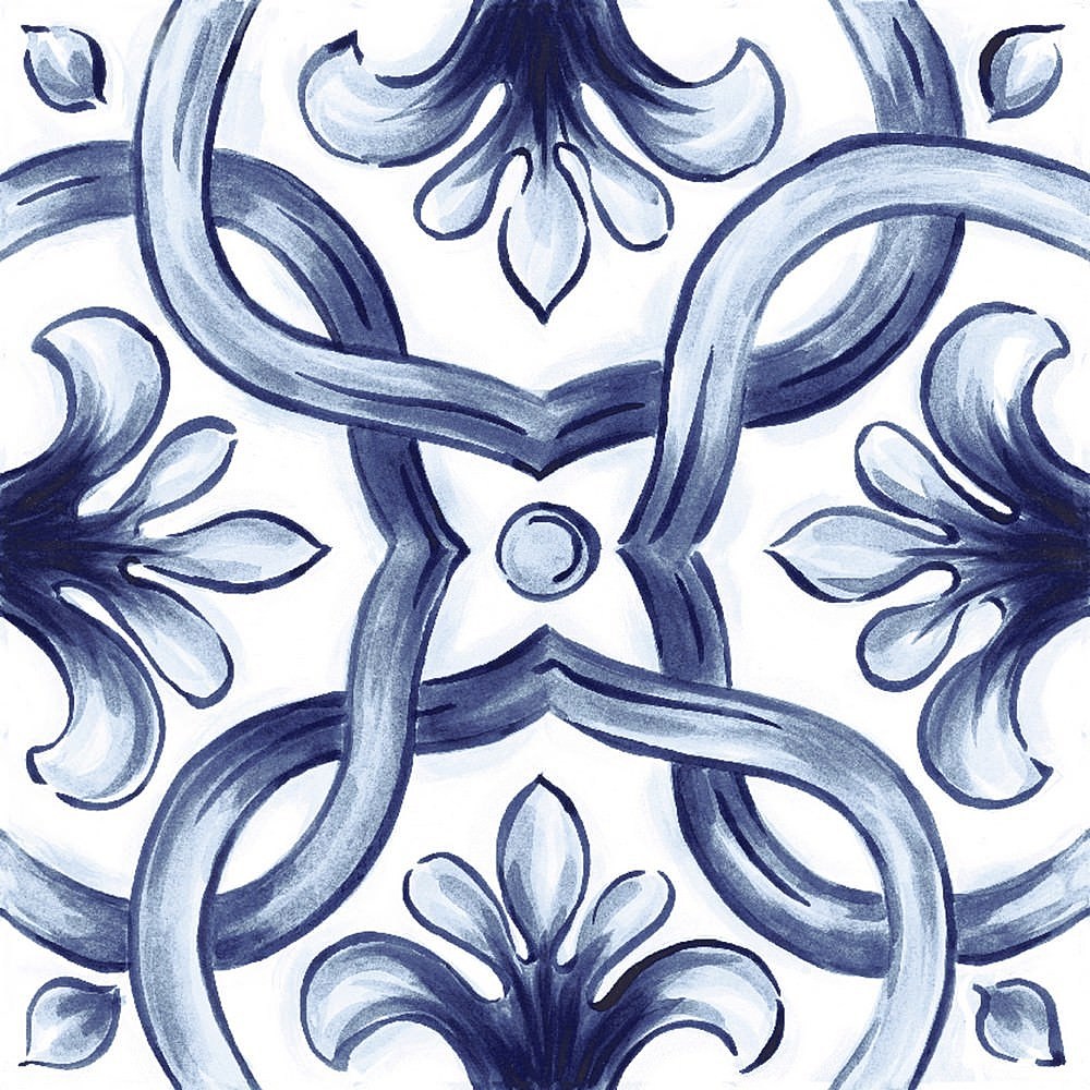 Gresie / Faianta Decoro Maiolica Tappeto 2 Glossy 20x20 cm
