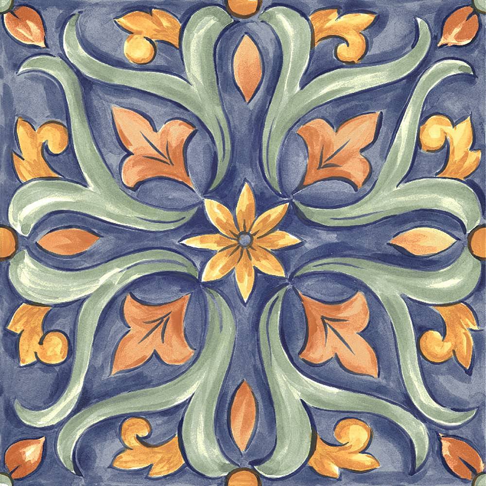 Gresie / Faianta Decoro Maiolica Tappeto 4 Glossy 20x20 cm