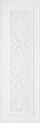 Faianta Adore White Boiserie 1 25x70 cm, finisaj perlat, productie Spania