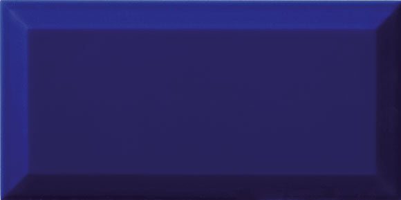 Faianta Bisel Azul Brillo 10x20 cm, finisaj lucios, productie Spania