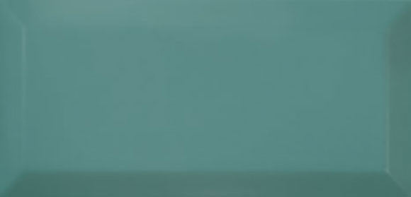 Faianta Bisel Turquesa Brillo 10x20 cm, finisaj lucios, productie Spania