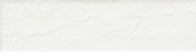 Faianta tip caramida Brick White Matt 6x25 cm