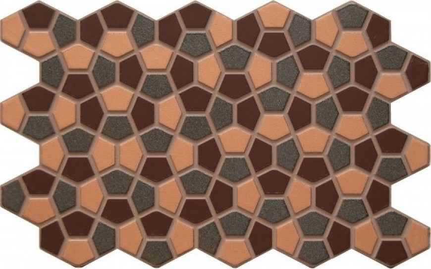 Faianta cu aspect de mozaic Vertex Cooper 25x40 cm