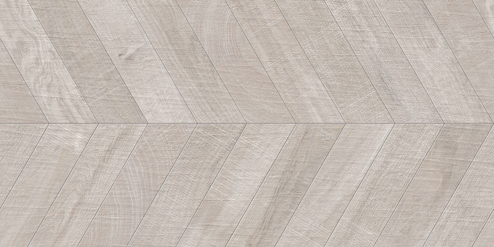 Gresie Artwood Chevron Grey 60x120 cm, productie Ibero Spania
