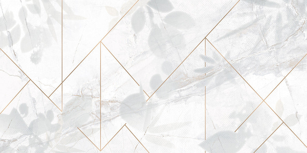 Gresie portelanata Invisible ART White Starlight Polished 60x120 cm