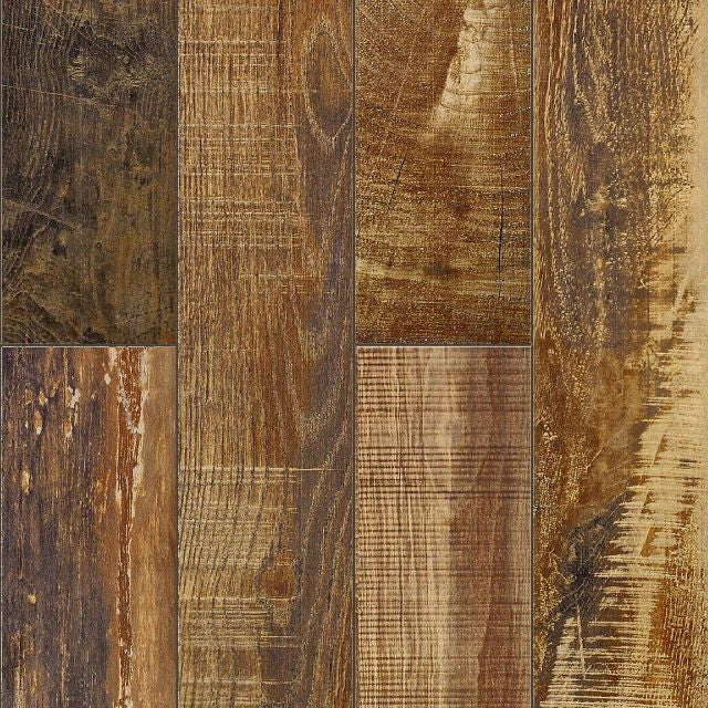 Gresie portelanata tip parchet Chalet Mahogany Red 20x120cm