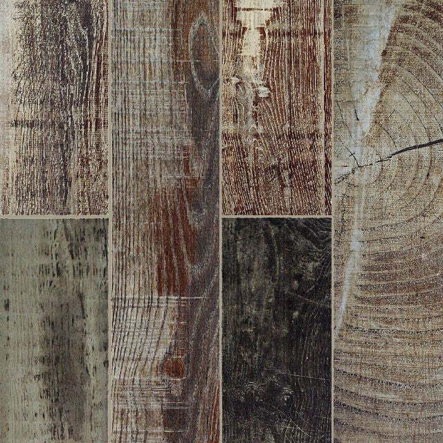 Gresie portelanata tip parchet Chalet Street Blue 20x120cm