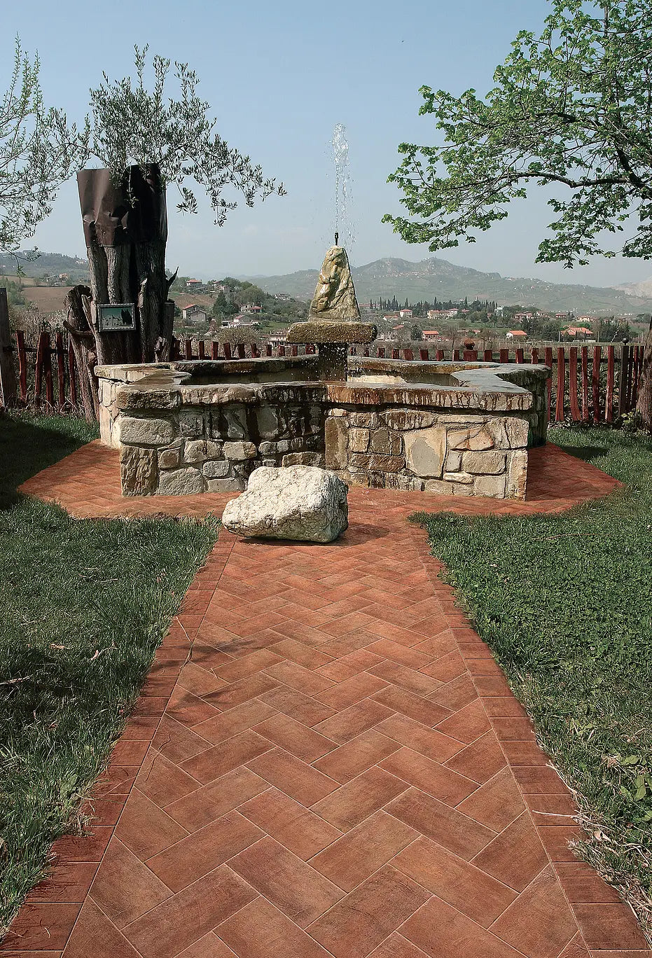 Gresie portelanata Galestro Bianco 15x15 cm