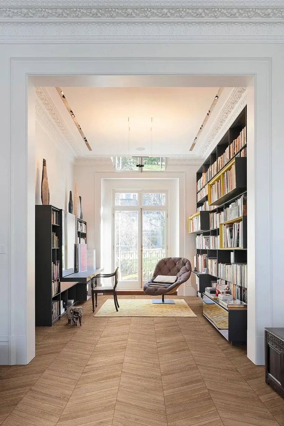 Gresie portelanata Woodchoice Coconut 11x54 cm, productie Italia