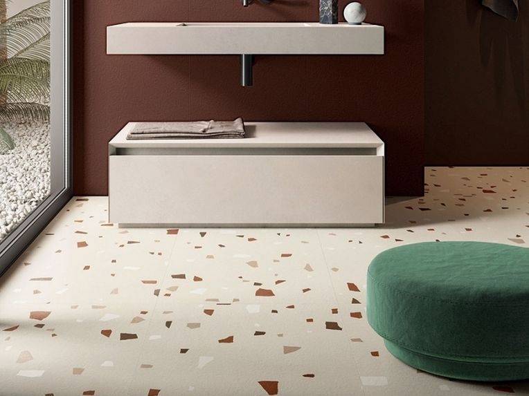 Gresie Nuances Avorio Coccio 80x80 cm, finisaj mat