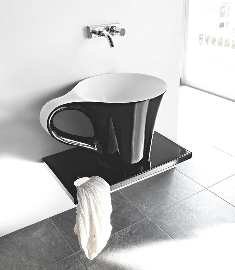 Lavoar MINI CUP NEGRU ArtCeram Italia