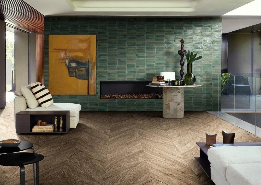 Faianta Marazzi Lume Forest 6x24 cm, ceramica portelanata