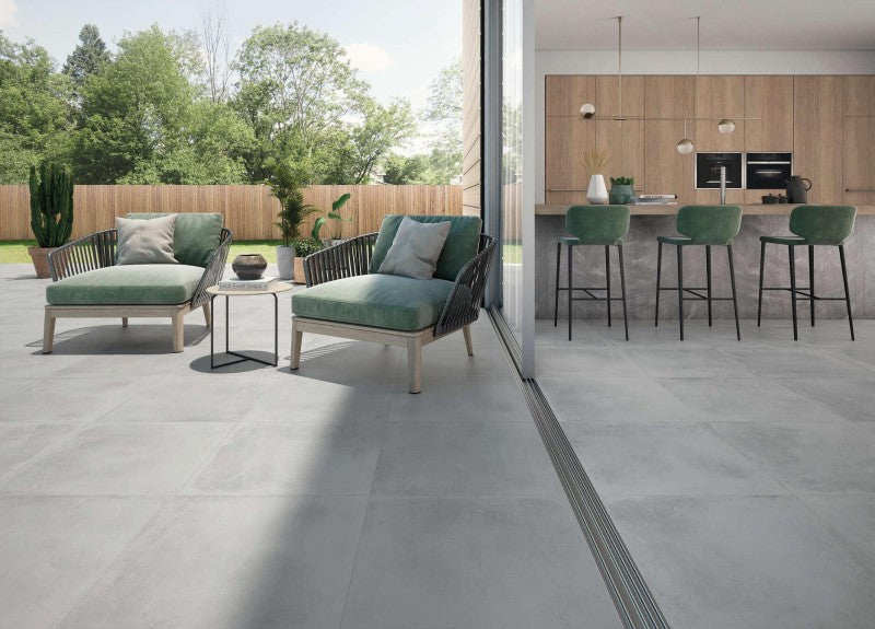 Gresie portelanata Madox Gris 60x120 cm, finisaj mat