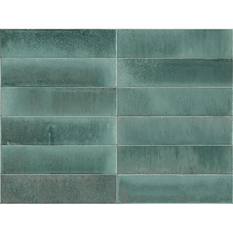 Faianta Marazzi Lume Turquoise 6x24 cm, ceramica portelanata