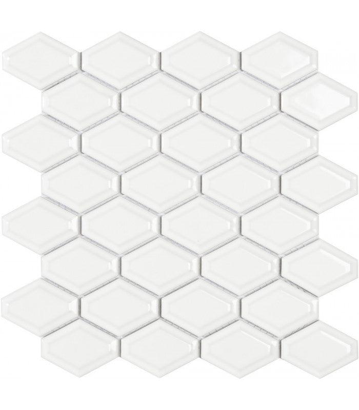 Mozaic Honeycomb White 25,9x25cm