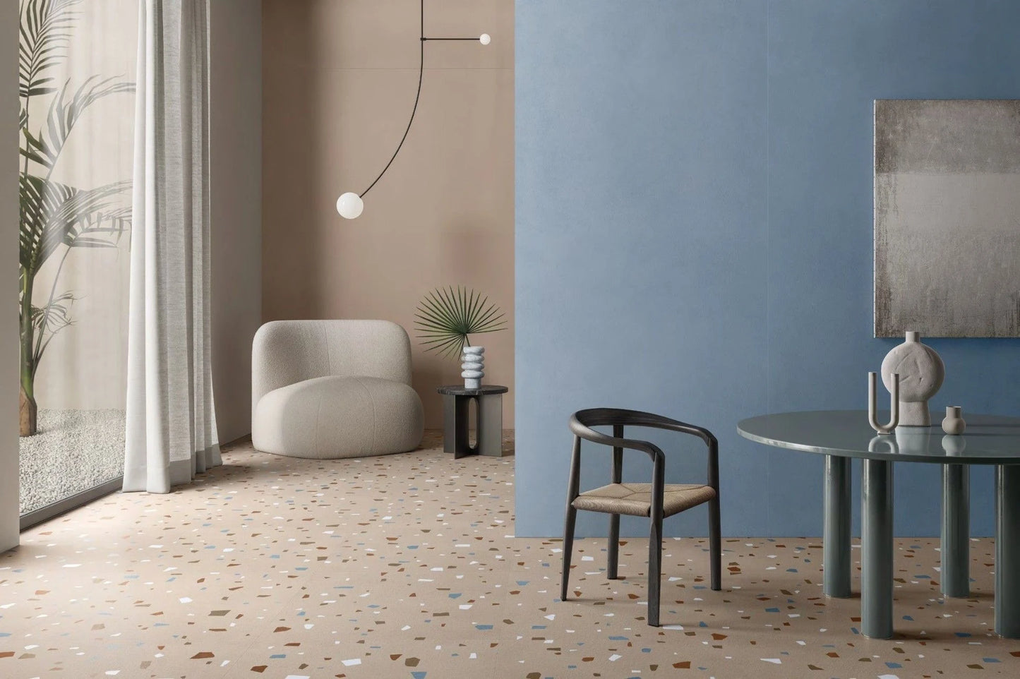 Gresie Nuances Cielo 60x120 cm, finisaj mat