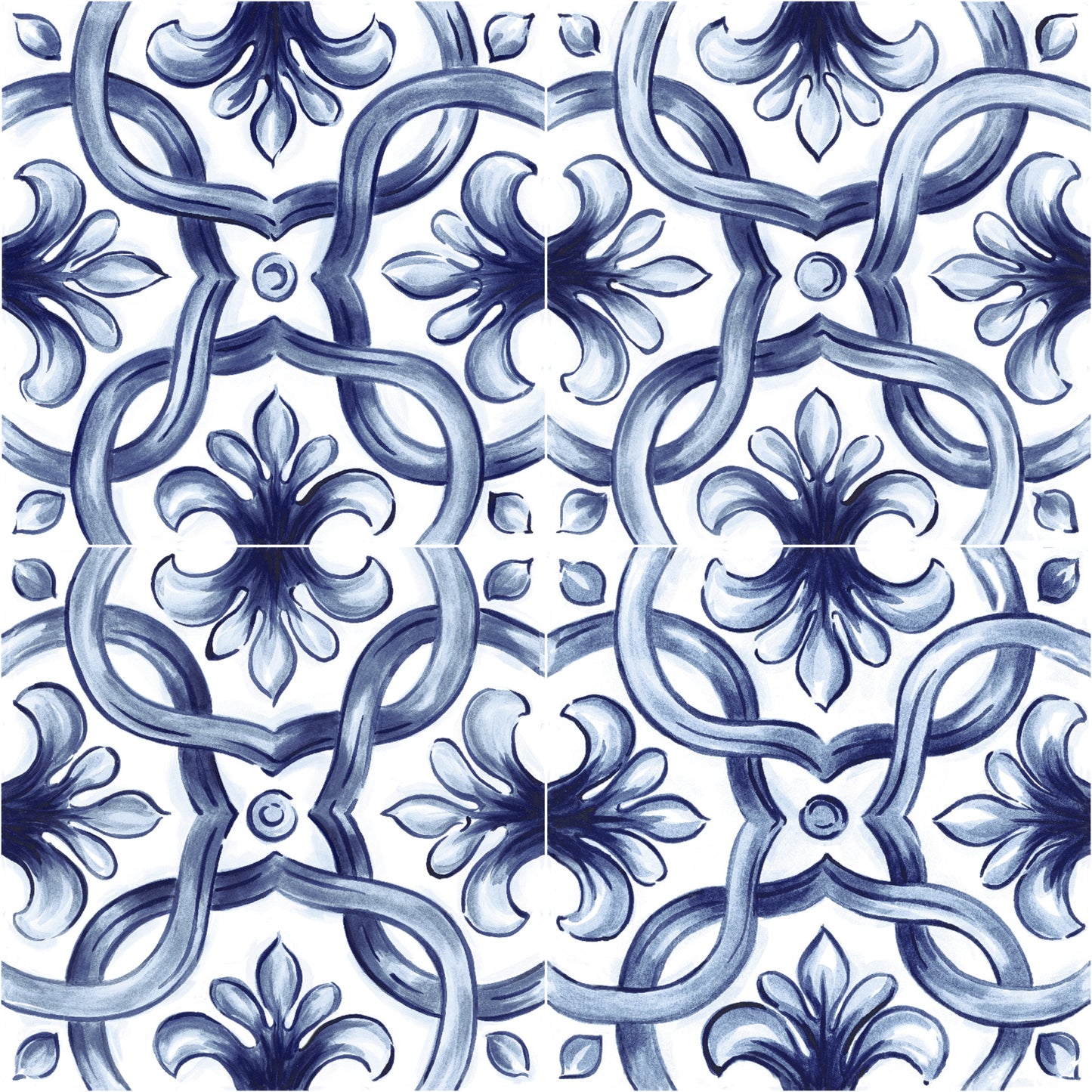 Gresie / Faianta Decoro Maiolica Tappeto 2 Glossy 20x20 cm