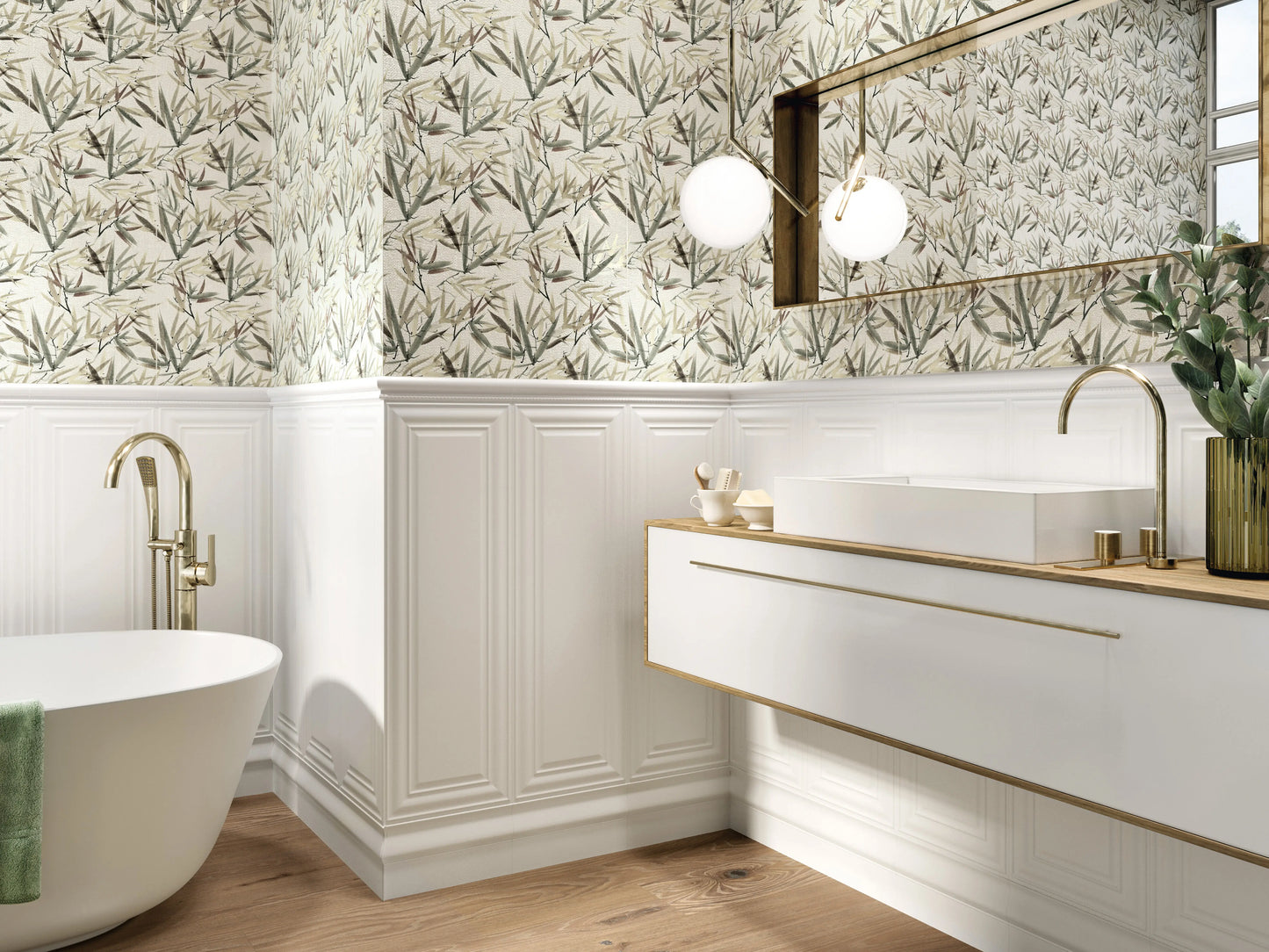 Faianta Boiserie Blanco Mate 30x90 cm