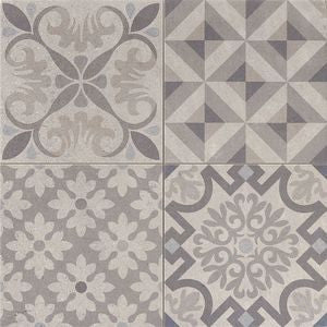 Gresie / Faianta Portelanata Skyros Deco Gris 44x44 cm