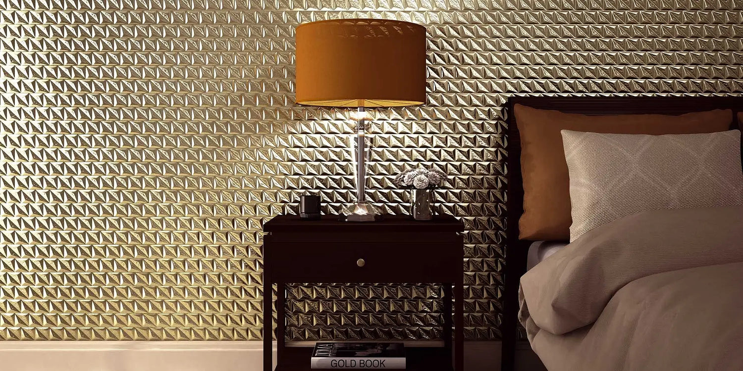 Faianta 3D cu aspect metalic