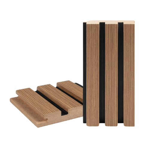 Riflaj MDF Teak Negru 18x121x2800 mm