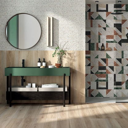 Gresie/Faianta ABK Play Marble White 20x20 cm, productie Italia
